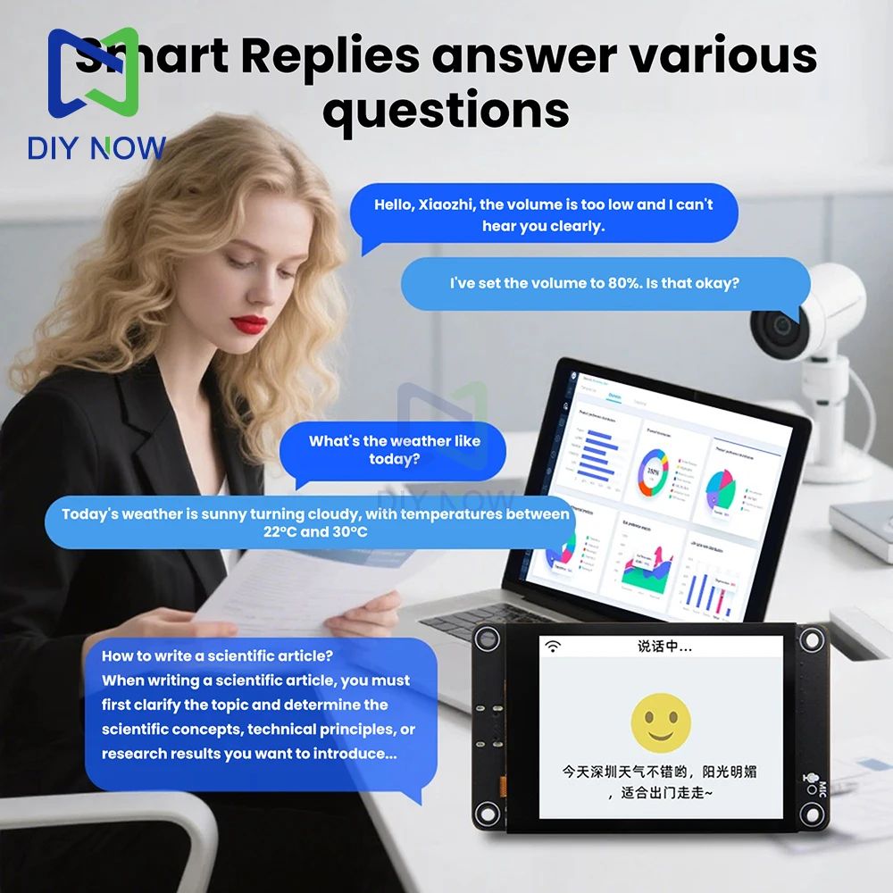 SP32-S3 ES3C28P 2.8 بوصة شاشة تعمل باللمس بالسعة 240x320 واي فاي بلوتوث لوحة تطوير العرض الذكية يدعم Xiaozhi AI