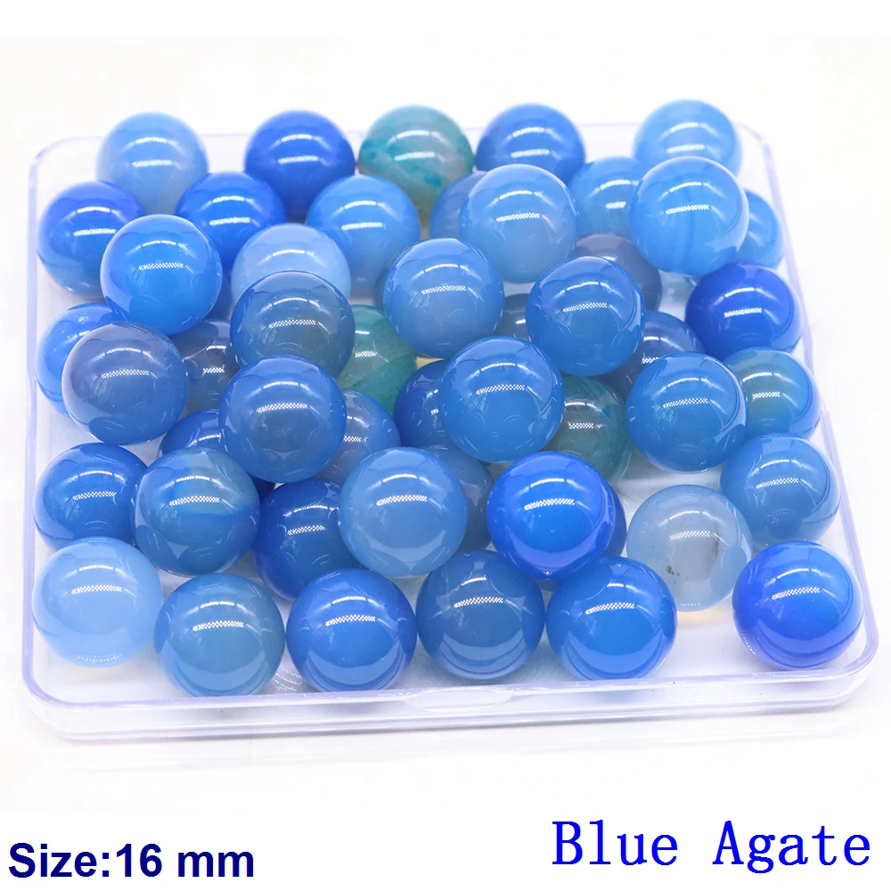 16mm Crystal Ball Healing Chakras Natural Gems Sphere Polished Stones Reiki Energy Quartz Round Bead Jewellery Making Supplies