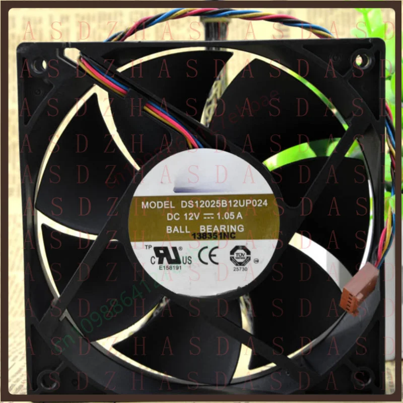 Z for AVC DS12025B12UP024 12V 1.05A 12cm 4-wire PWM Speed Regulation Cooling Fan