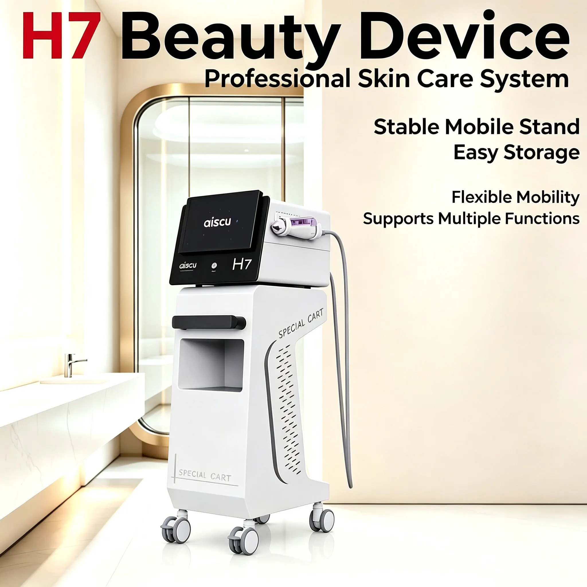 H7 Water Light Introduction Instrument High Pressure Spray Moisturizing Skin Management Mesodermal Blackening and Moisturizing S