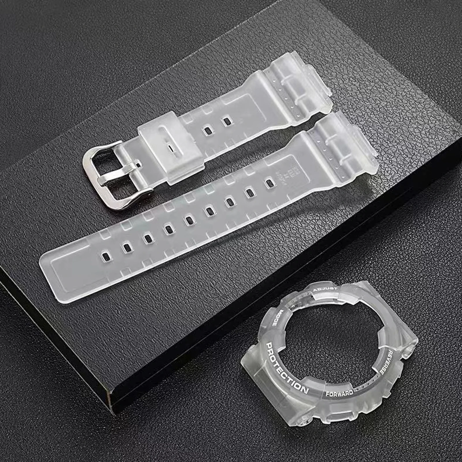 Watch Bezel accessories for Casio G-SHOCK Baby-G GMA-S110 / S120 / S130 / S140 case women Watchband Resin Wristwatch Strap