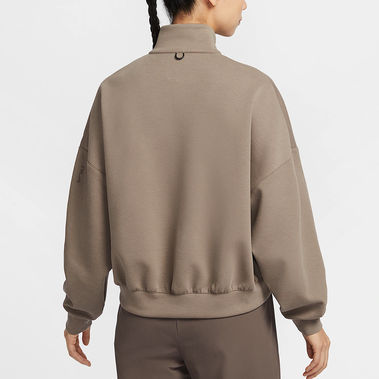 Nike genuine new women's half zipper casual stand up collar sweatshirt pullover HQ8189-233