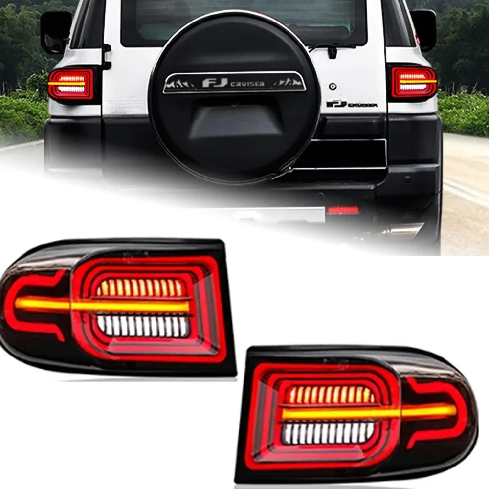 

Car Lights for Toyota FJ Cruiser LED Tail Light 2007-2020 FJ Cruiser Rear Fog Brake Turn Signal Auto Accessories