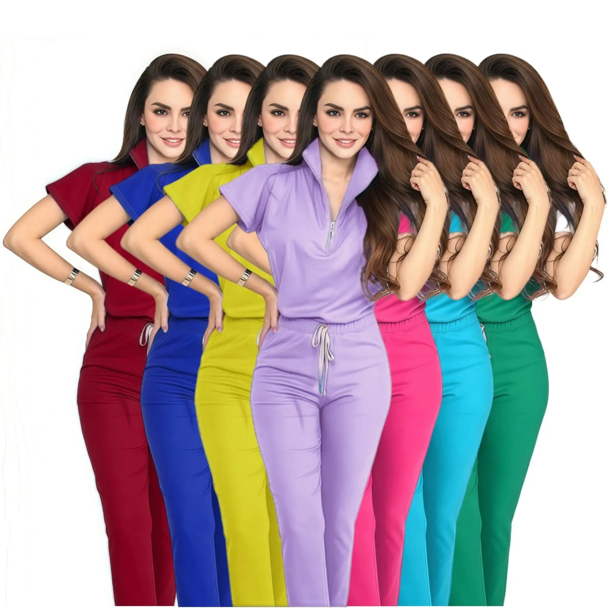 Dental Klinik Pflege Uniform Sets Kurzarm Medizinische Peelings Frauen Und Männer Chirurgische Krankenhaus Uniformen Spa Arbeitskleidung