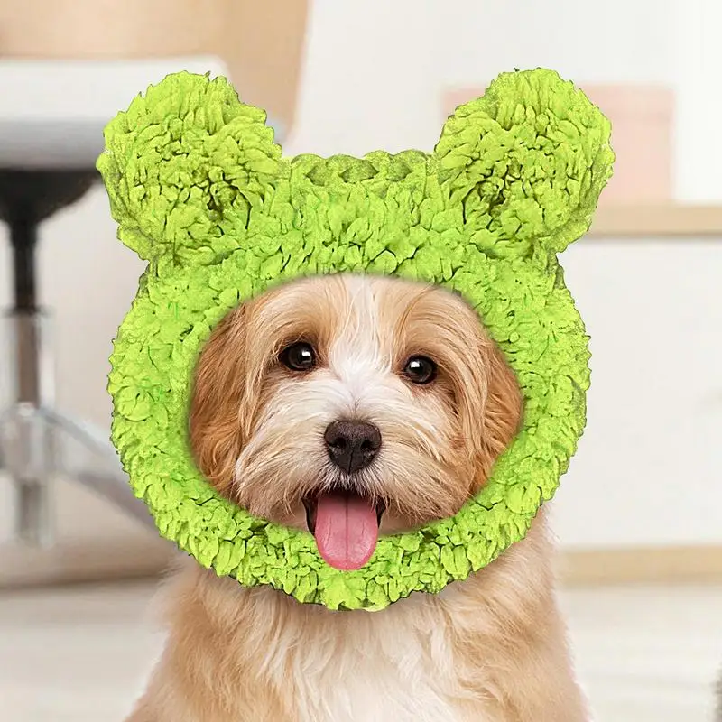 Pet Bear Costume Soft Small Dog Hat Fuzzy Pet Products Pet Apparel For Small Puppies And Kittens For Christmas Party Cosplay