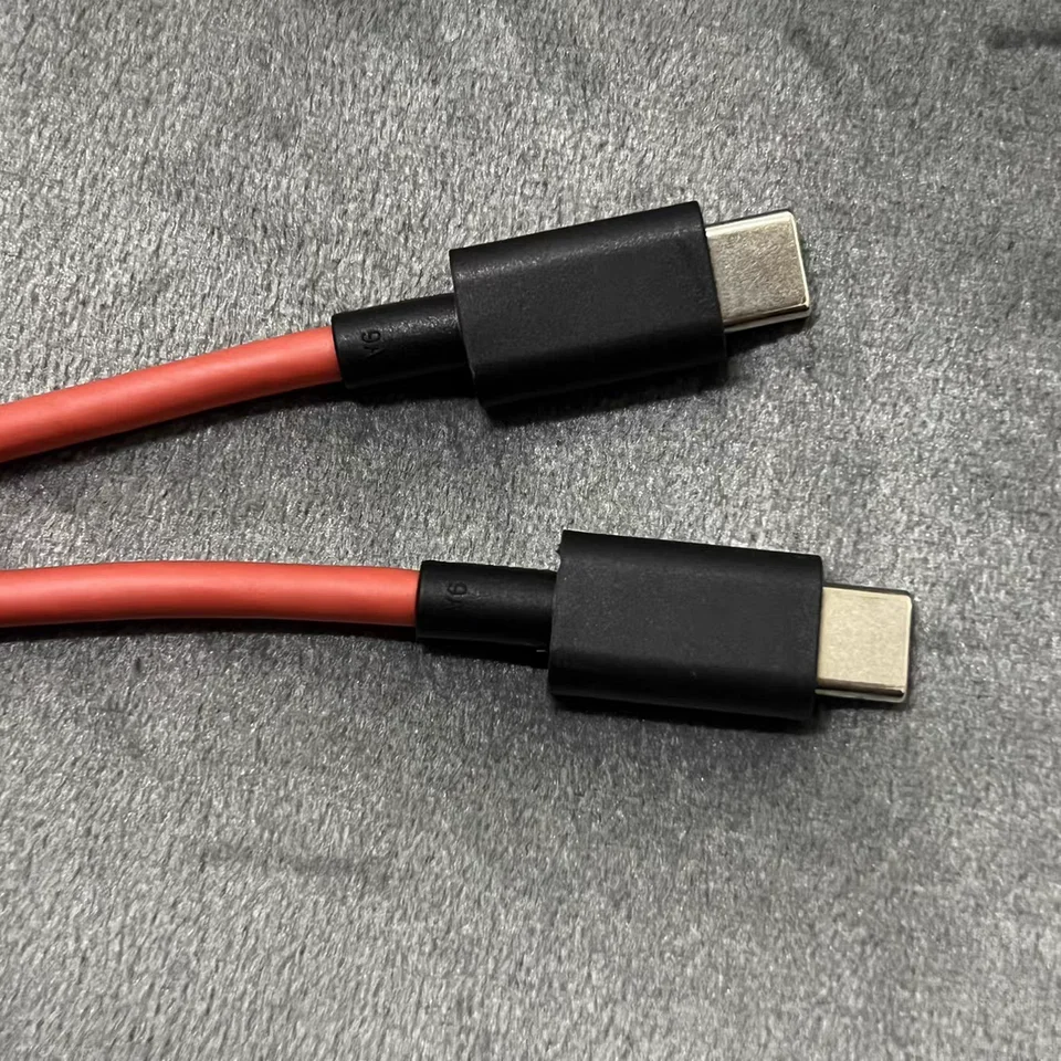 9A データケーブル 165W Type-C - USB-C 充電ケーブル（Nubia/Red
