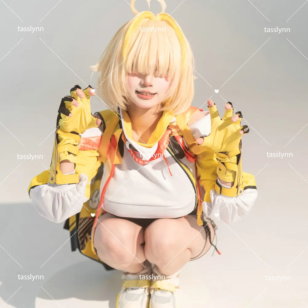 2025 new The Goddess of Victory Elegg Yellow Default Outfit Nikke Elegg Cosplay Costume Halloween Costume Party Carnival Outfits