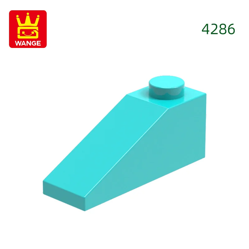 Wange 116 stks/partij 4286 1x3 Hellende Gebied Bouwstenen Moc Dak Accessoires Compatibel Met Schuine Bakstenen Kinderen Speelgoed Geschenk