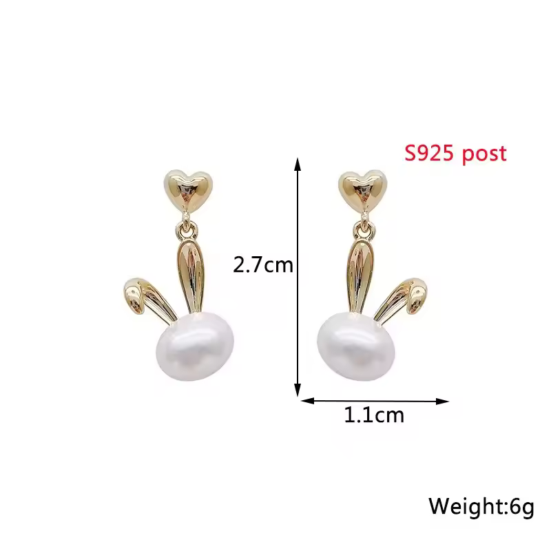 Pure White Women's Dangle Earrings Blooming Flower Acrylic Enamel Butterfly Imitation Pearl Heart Hanging Earrings Elegant brinc - Image 33