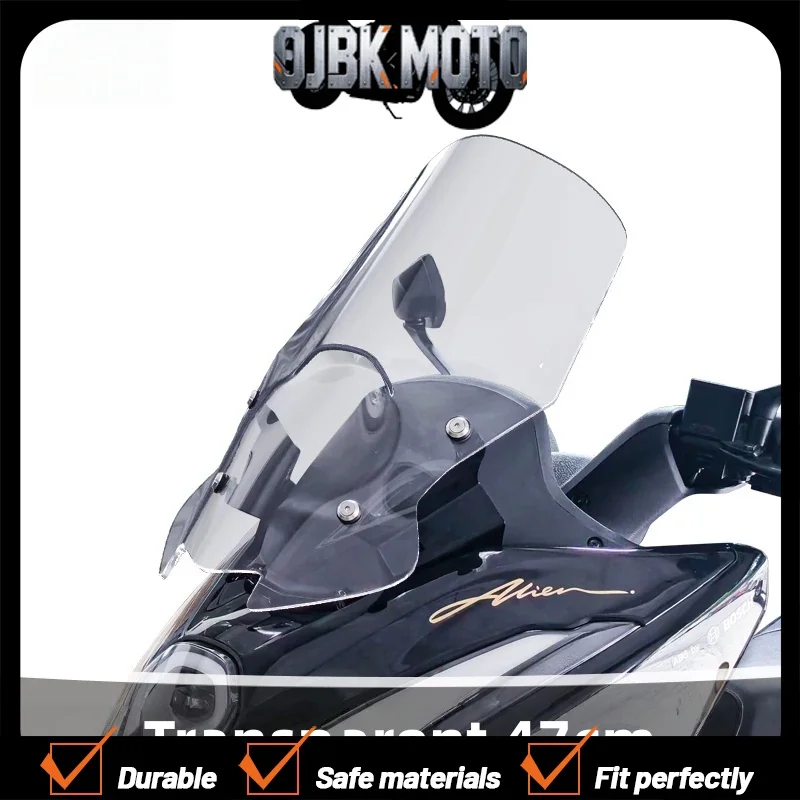 【Perfect fit】For Haojue UFR150 windshield modification, heightening, transparent windshield chest protector accessories