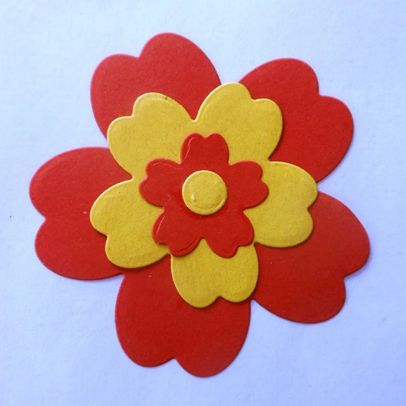Metal Cutting Dies Flowers Stencils DIY Scrapbooking Cuts Album Paper Cards Crafts Embossing Templates
