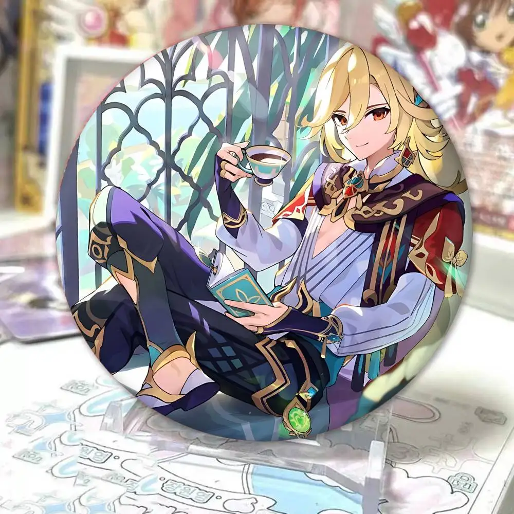 شارات Genshin Impact Kaveh دبابيس كرتونية دبابيس مصنوعة يدويًا لحقيبة الظهر وإكسسوارات المجوهرات شارة الهدايا #4