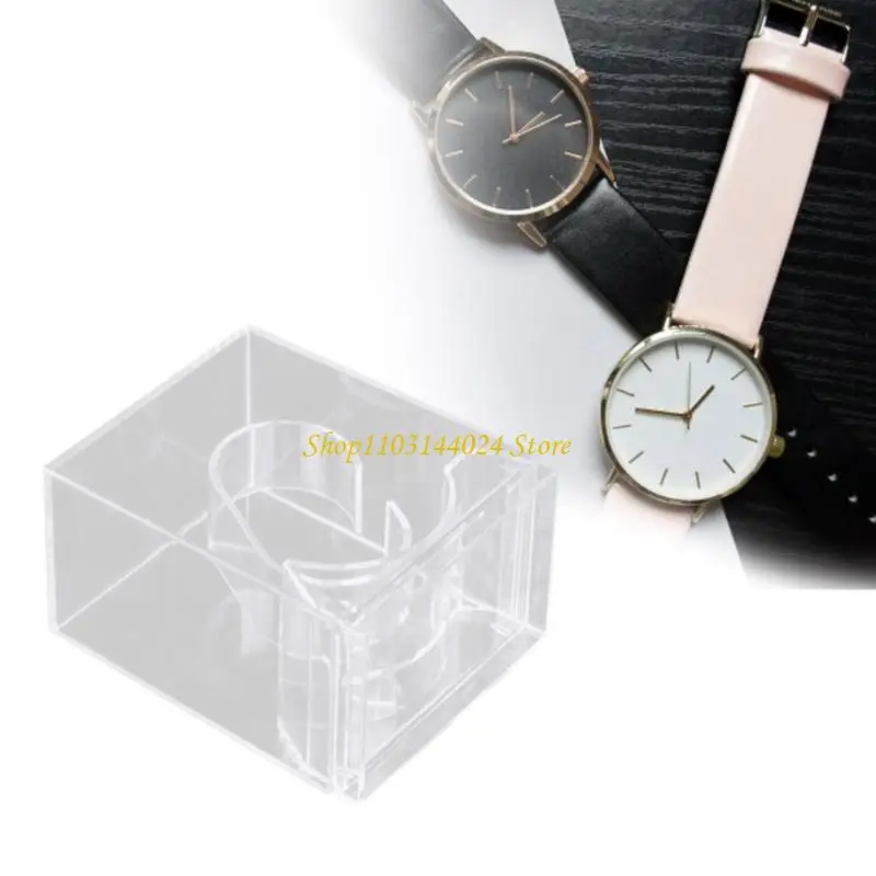 N5KE Clear Acryl Watch Storage Box Watch Display Rack perfekt zum Anzeigen