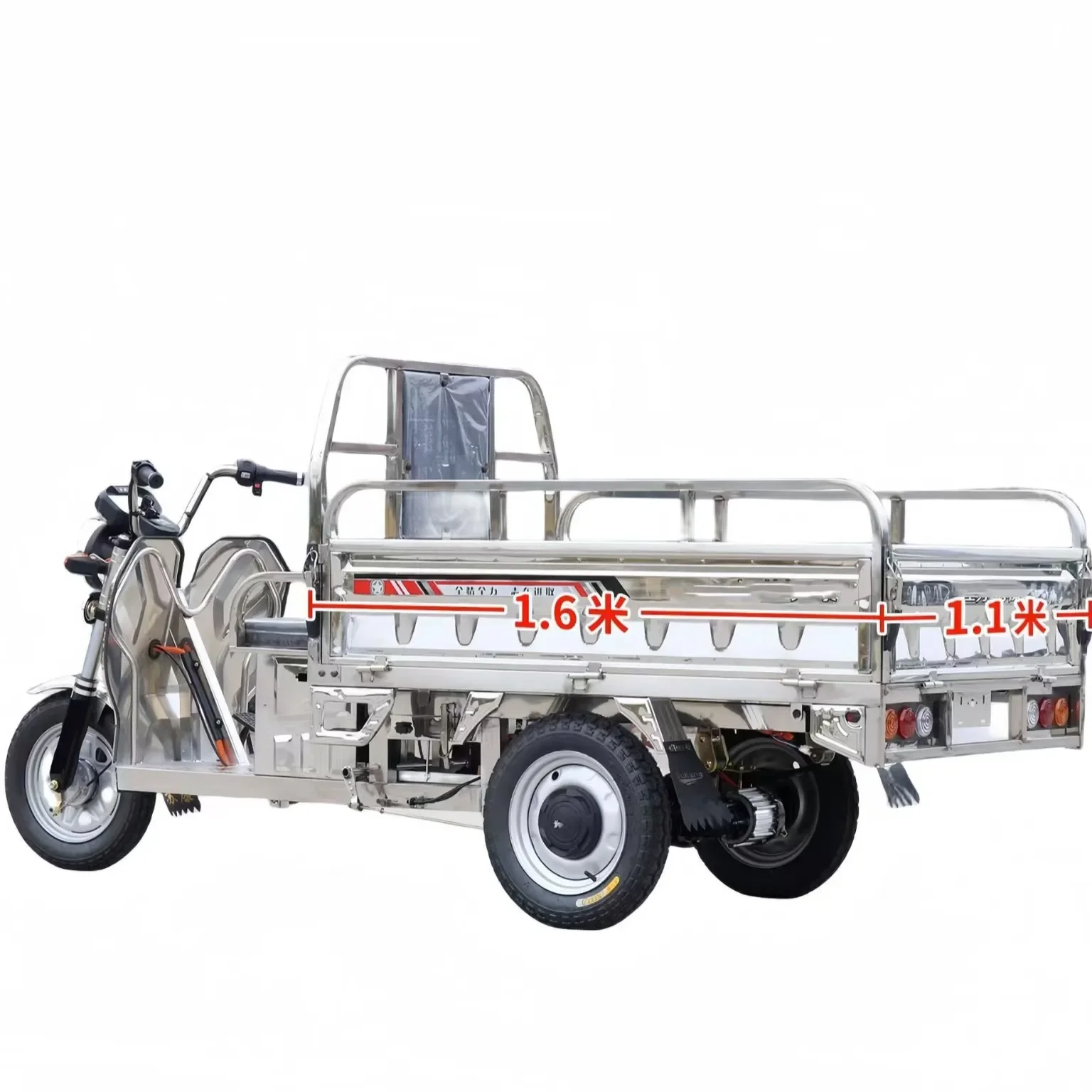 

Factory Hot sell 1200W Electric Pedicab Good-Looking 48V/60V Tricycle with Steel Frame 3 Wheels for Easy People Transportation