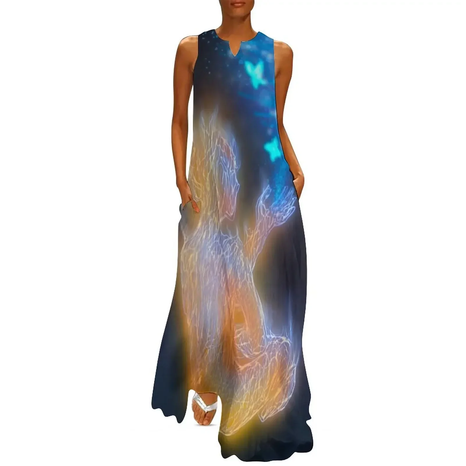

Primal Fire Long Dress Clothing female dresses for women 2025 luxury designer party evening dress ladies Dress