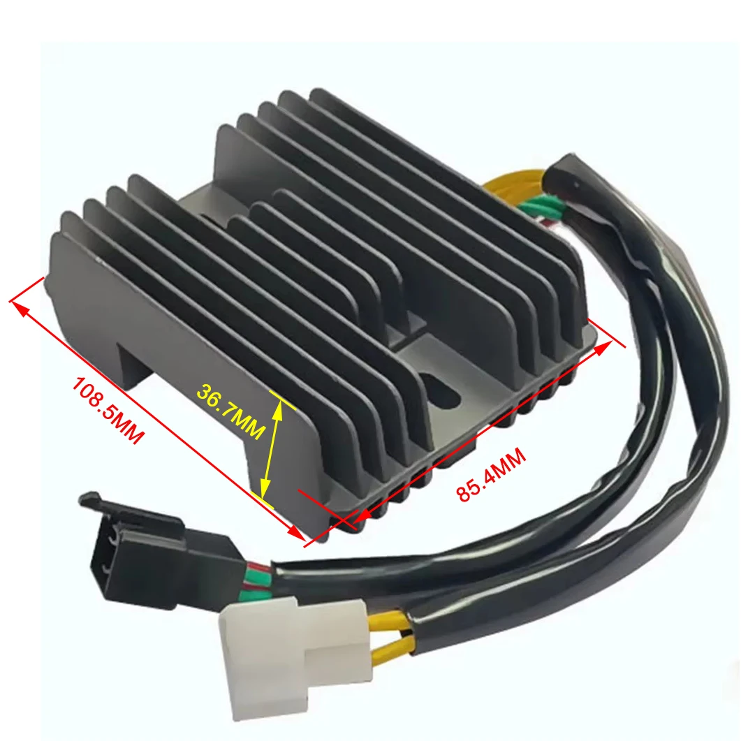 Voltage Rectifier Regulator For Ducati 1098 1198 848 2008-2009 54040191A SH579B-11 DC 12V Plastic & Metal