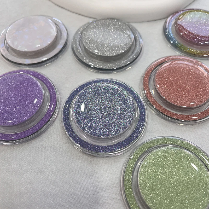 Y2K 3D Glitter สีสันรอบแม่เหล็กผู้ถือ Grip Tok Griptok ขาตั้งโทรศัพท์รองรับ iPhone 14 สําหรับ Pad Magsafe Smart Tok