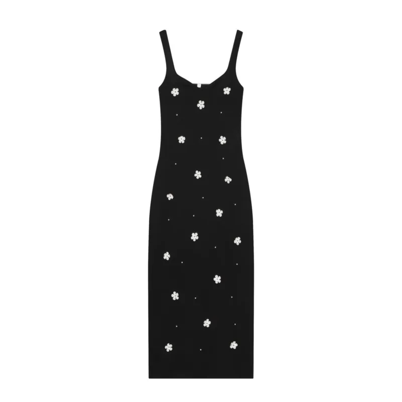 

Fashion Women's Suspender Slim Dress 2026 Summer Sexy Backless Wide Straps Straight Hem Lady Elastic Long Dresses Female