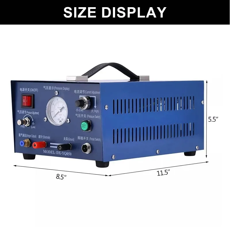High-power MINI Jewelry Spot Welder Arc Argon Pulse Portable Spot Welding Machine for Gold Silver Copper Stainless Steel