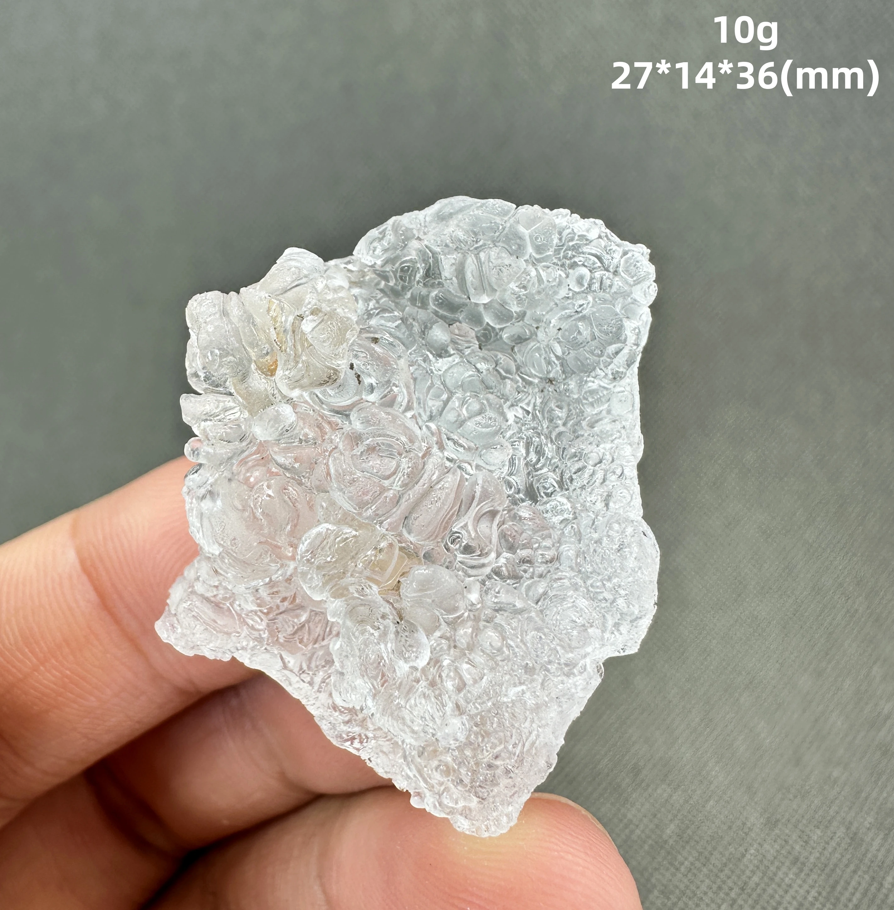 

Natural Mexico Green Fluorescence Hyalite (Glass Opal) mineral specimen + healing quartz crystals and stones rock gemstone