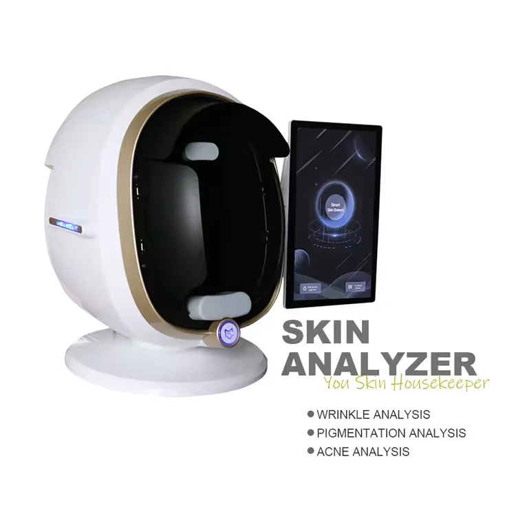 Portable Facial  AI Analyzer Scanner 8 Spectrum Digital  Analysis Device Beauty Salon Use Full-face Magic Mirror Device