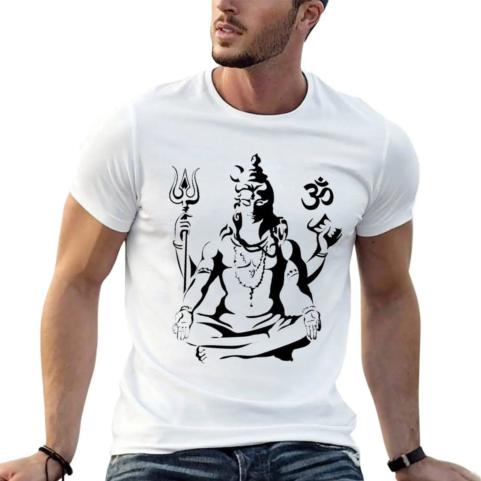 

Shiva T-Shirt t shirt man casual printed t shirts for man man t shirts graphic T-shirt