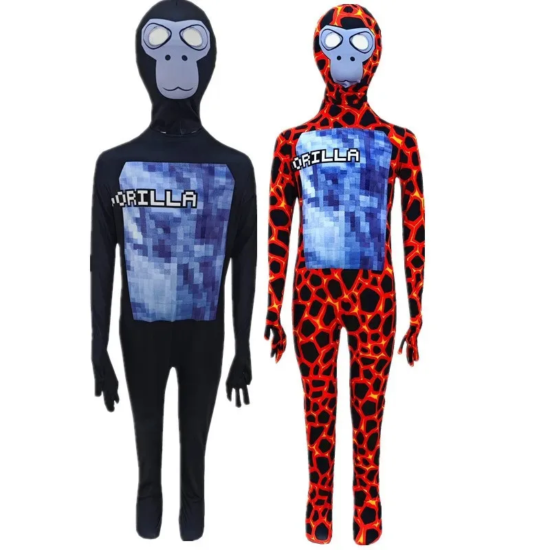 

Halloween Cross border Gorilla Tag Game Lava Chimpanzee Cosplay Bodysuit Stage Performance Dress
