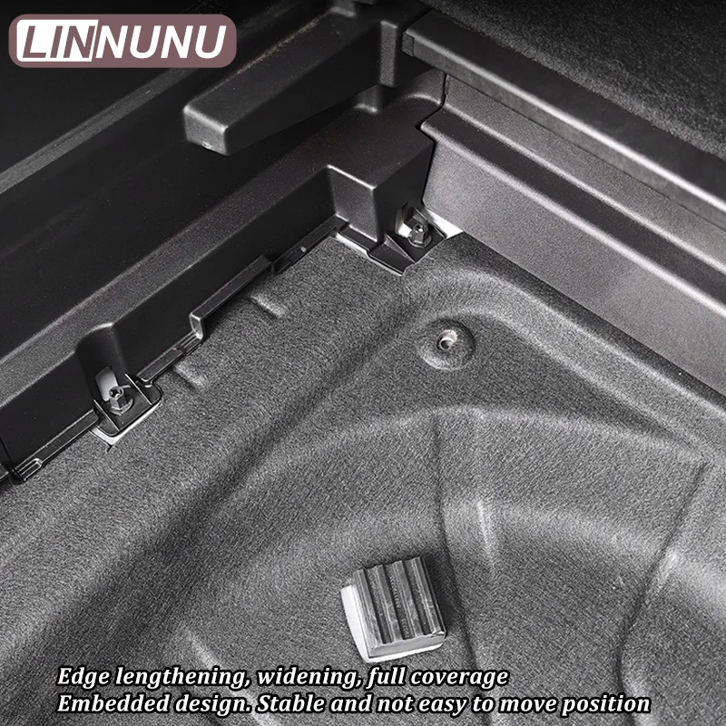 LINNUNU For Geely Atlas II Starray Boyue L Trunk Spare Tire Box Sound Insulation Cotton Heat Insulation Foam Flame Noise Reduced