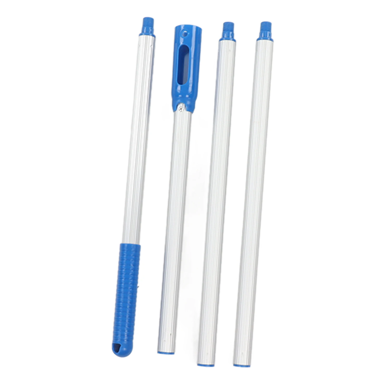 Pool Cleaning Pole Swimming Pool Pole 4 Section Anti Skid Adjustable 1.6 Meter for Bathtub for Skimmers