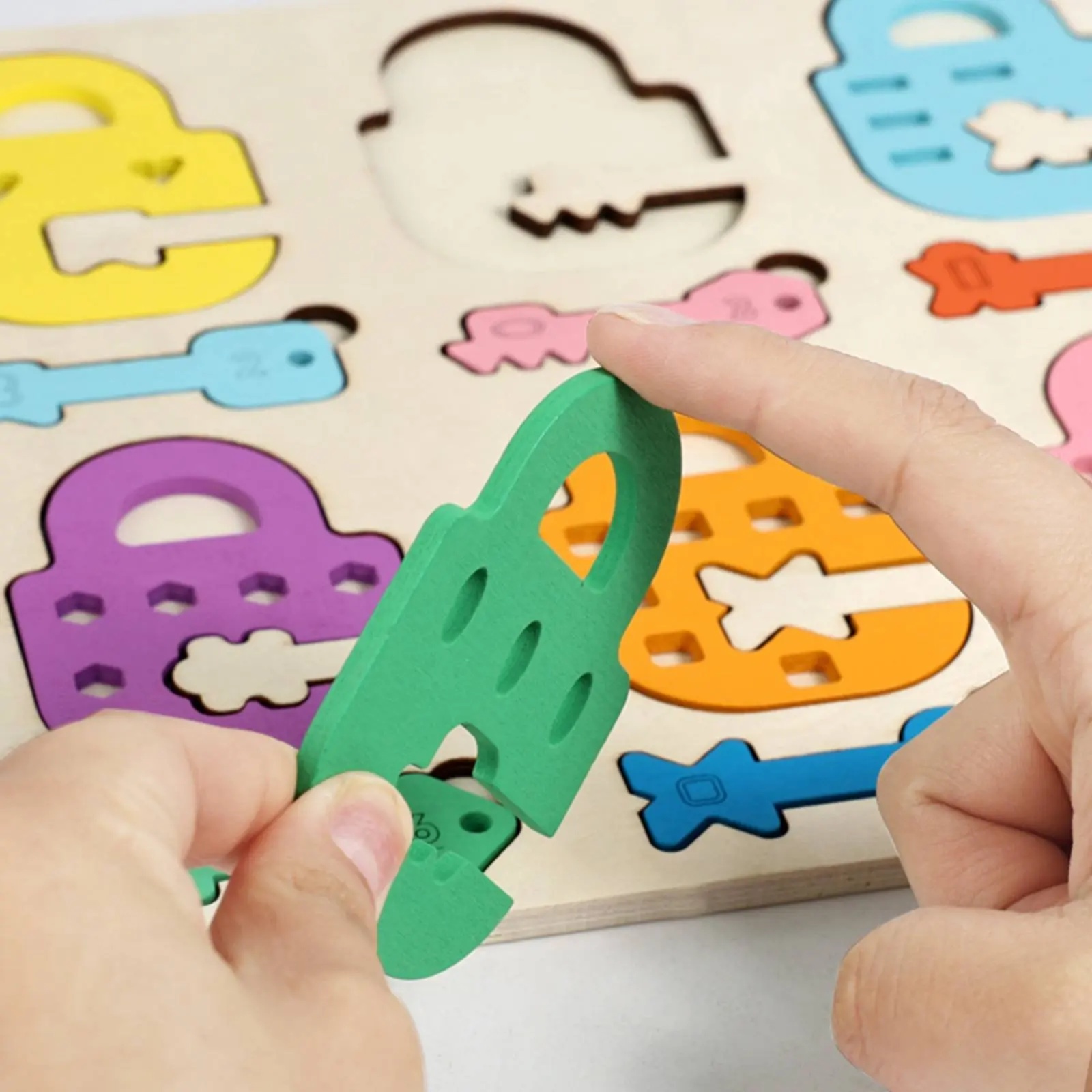 lock-and-key-game-board-cognitive-development-wooden-color-match-game-locks-and-keys-learning-game-polished-surface-for-toddlers