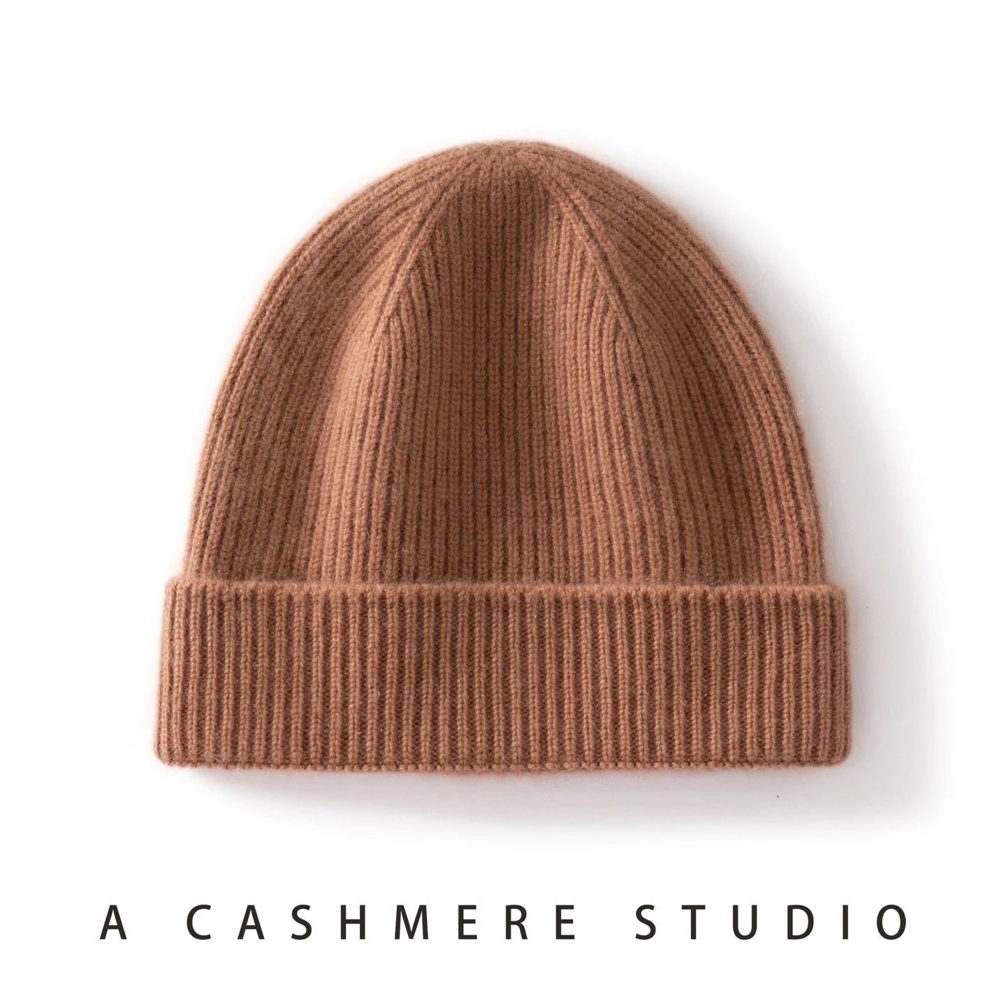 

MERRILAMB High Quality Cashmere Autumn Winter Baby Hats for Kids Ribbed Knitted Soft Warm Solid Seamless Beanies for Boys Girls