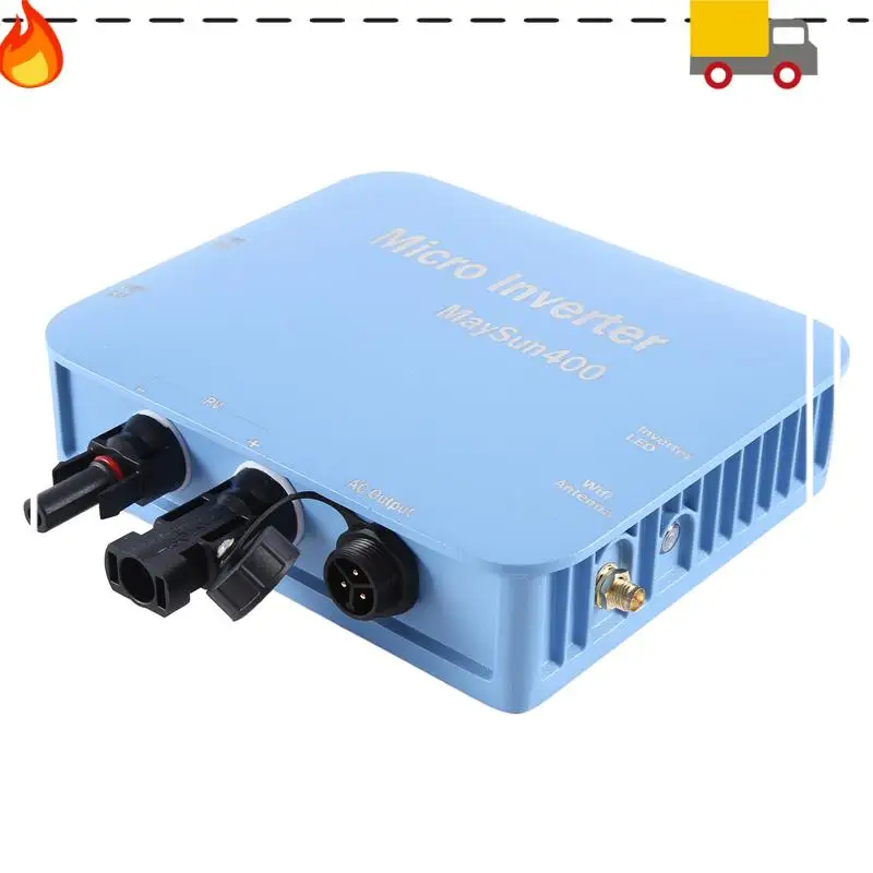 

400W Micro-Type Solar Panel Smart Inverter Pure Sine Wave Home Inverter 36V MPPT On Grid Tie Inverter - EU Plug Easy Install