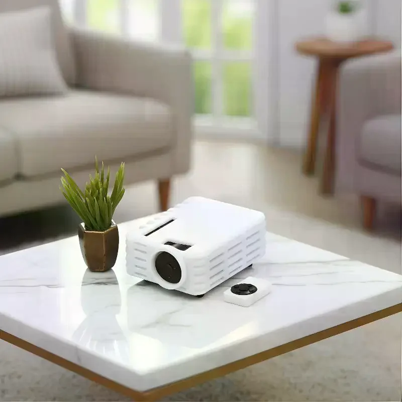 Miniature Simulation Projector Ornaments With Remote Controller 1/12 Dollhouse Mini Projector Model Micro Scene Decoration Toys