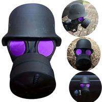 Trailer Hitch Cover With Steel Helmet And Gas Mask Cover Hitch Trailer Protector Cap Secure Hook Dust Plug Protector Cover Cap