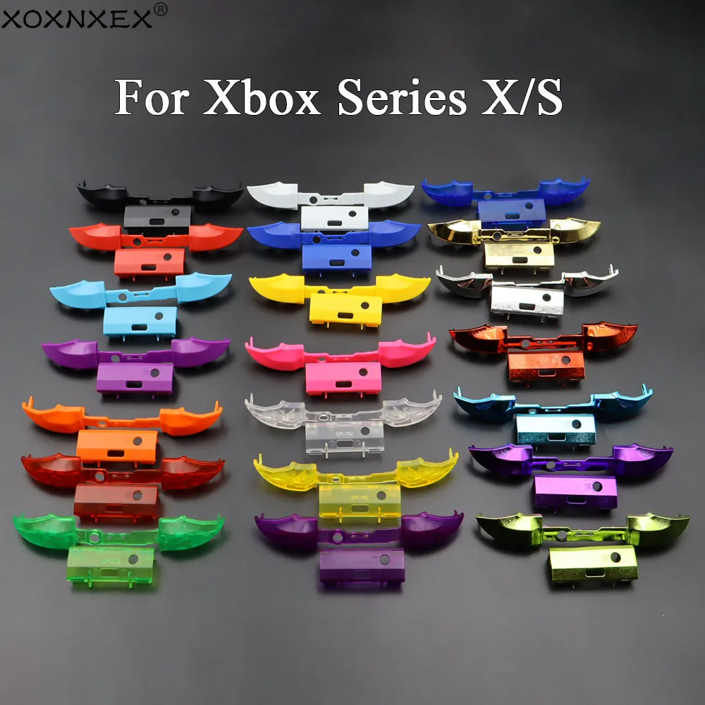 1 Juego de Botones RB LB y Gatillos RT LT para Control de Xbox Series X|S, Kit de Modificación con Soporte Central, Piezas de Repuesto