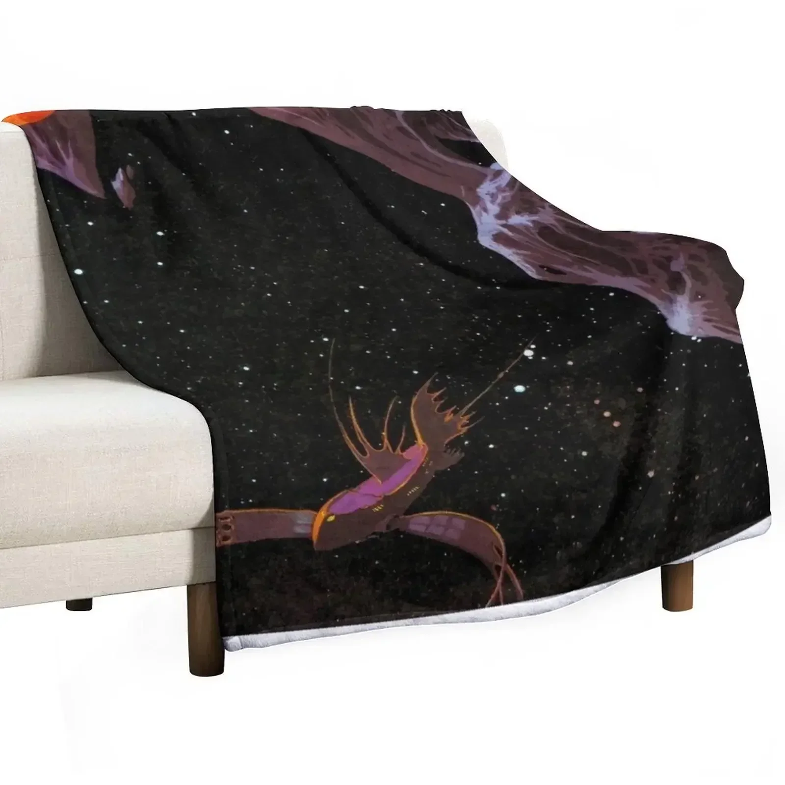 Roger Dean Throw Blanket Decorative Beds Personalized Gift Blankets