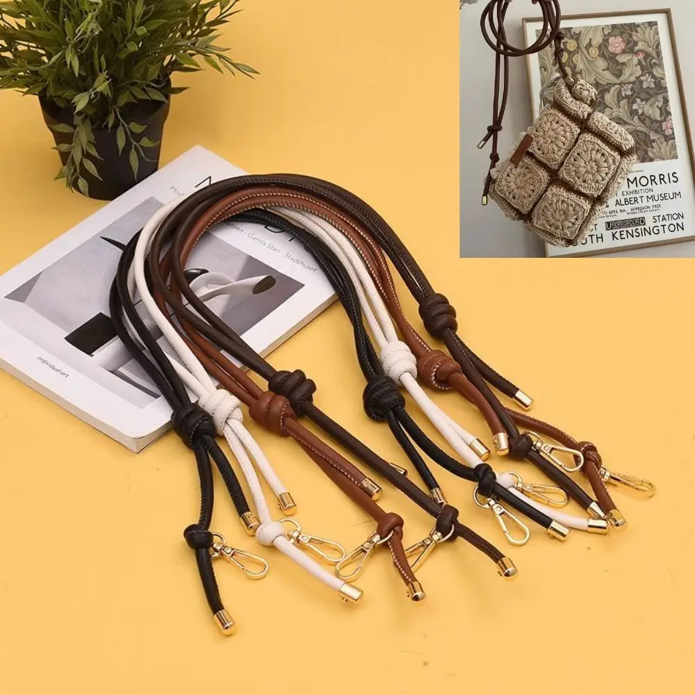 65-115cm Long Adjustable PU Leather Bag Strap Replacement DIY Accessories For Handbags Fashion PU Tie Handles For Women's Bags