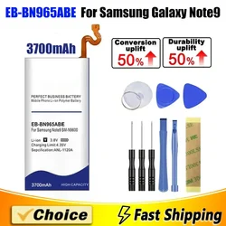 3700mAh High Capacity Battery For Samsung Galaxy Note9 Note 9 EB-BN965ABE N9600 SM-N9600 SM-N960F 0 Cycle Phone Battery+Tools