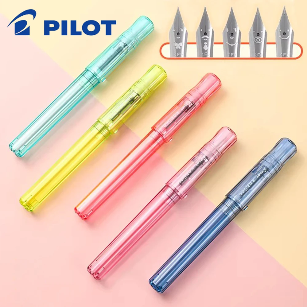 

New Japan Pilot KaKuno Fountain Pen Limited Gift Set Student School Supplies Kawaii Stationery Pens for Writing Office Supplies