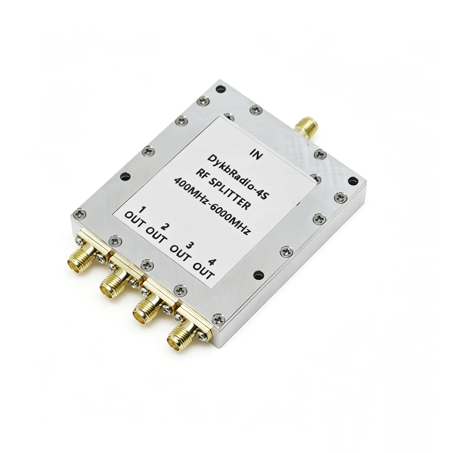 400-6000MHz RF Power Divider 1 to 4 SMA Signals POWER Splitter Combiner Low Loss High Isolation 868M 915M SDR GPS 2.4G 5.8G Band