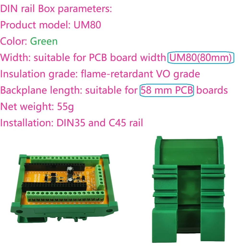 2.4G WiFi BLE Powerful AI Acceleration Reliable Security Features MCU USB to RS485 Modbus Module ESP32 S3 AIOT Expansion Board