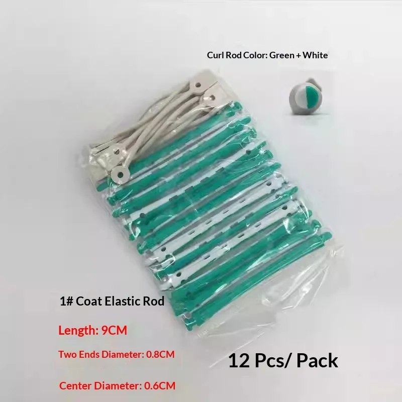 Salon Rubber Band Hair Rollers Set, DIY Styling Tools