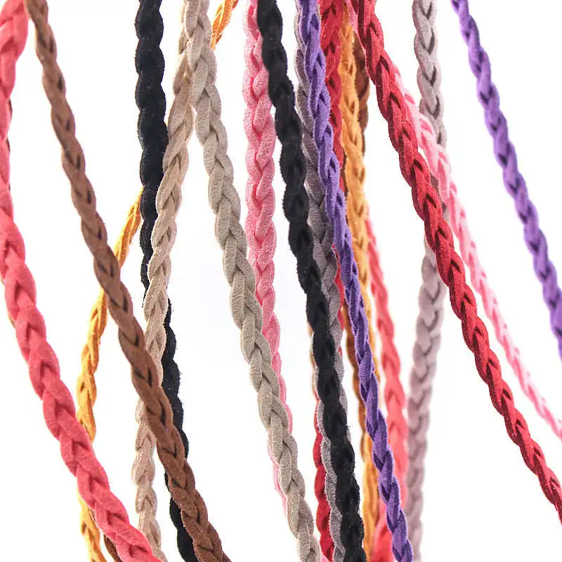 3/6/9 metro/lote textura macia colar corda pulseiras cabos dreamcatcher roupas chapéu sapatos roupas decoração para casa diy material