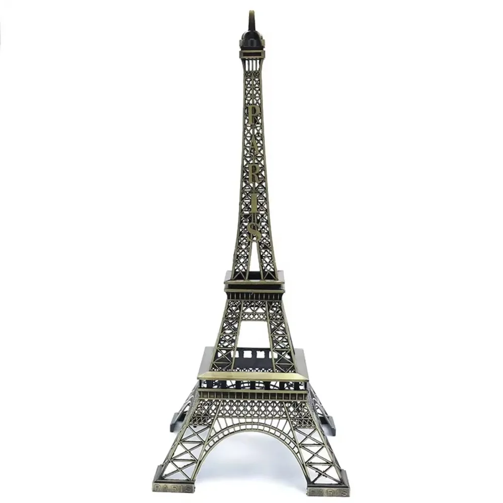 Bronze Paris Eiffelturm Metall Handwerk Hause Dekoration Zubehör Figurine Statue Modell Souvenir Home Interior Design 2023 Neue