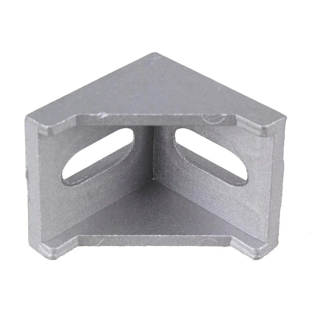 16pcs/lots 4040 corner fitting angle aluminum 40 x 40 L connector bracket fastener match use 4040 industrial aluminum profile