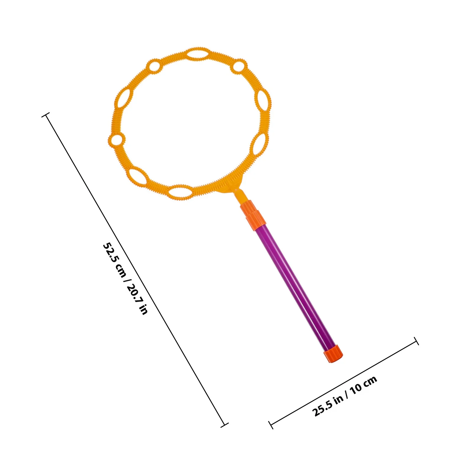 حلقة فقاعية كبيرة بمقبض قابل للفصل وتصميم ثقوب جانبية خفيفة الوزن ومتينة للأطفال في الهواء الطلق #2