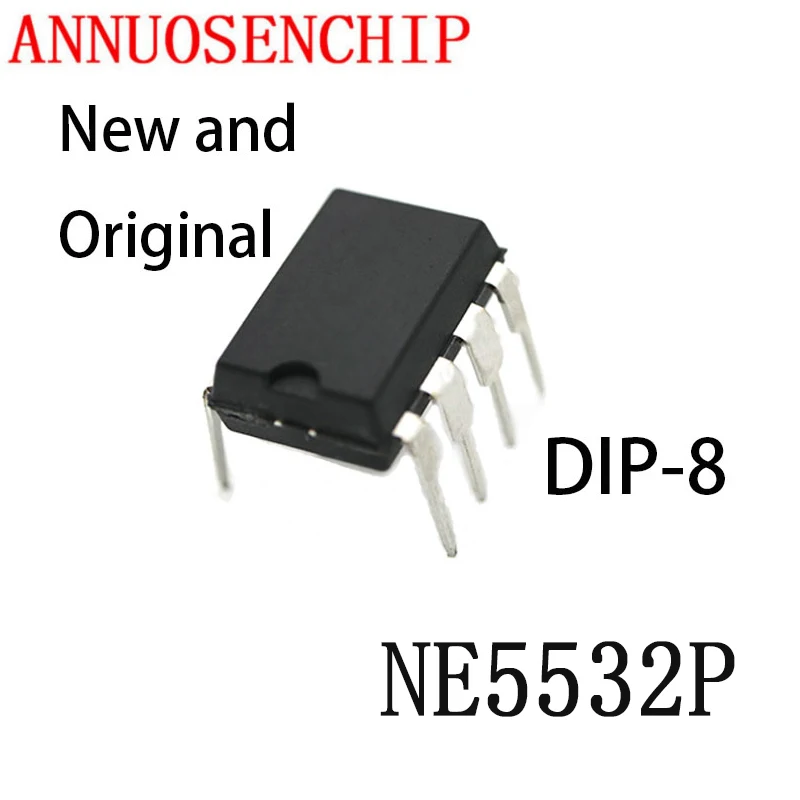 10PCS New And Original DIP8 NE5532 DIP 5532P DIP-8 IC NE5532P