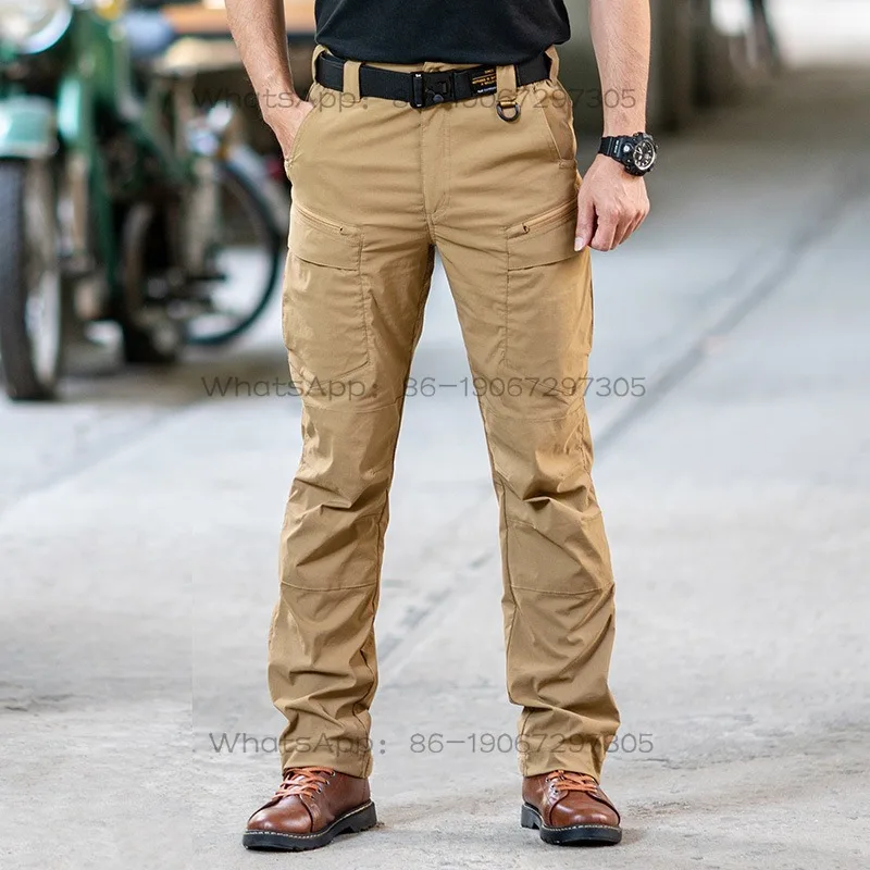 Jazz Quick-drying Trousers Men's Fan Training Pants Outdoor Combat Training Multi-pocket Overalls