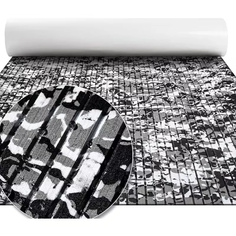 

2400*450*6 мм Eva Boat Decking Sheet Морской пол Противоскользящая накладка с ромбическим ромбовидным узором Самоклеящаяся доска для серфинга