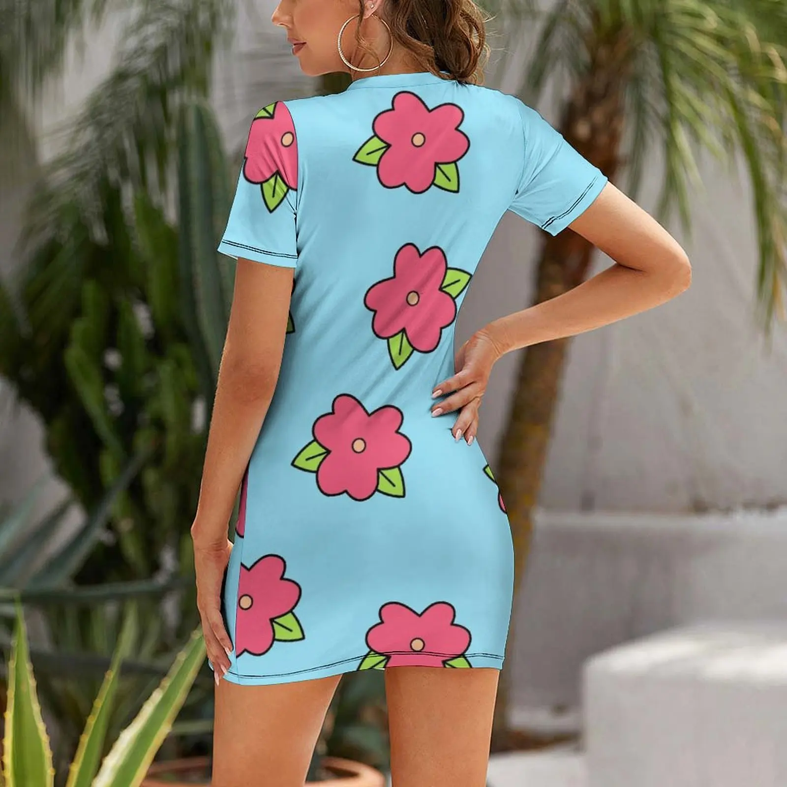 Homer's Hawaiian Muumuu Short Sleeved Dress dress women summer Womens dresses